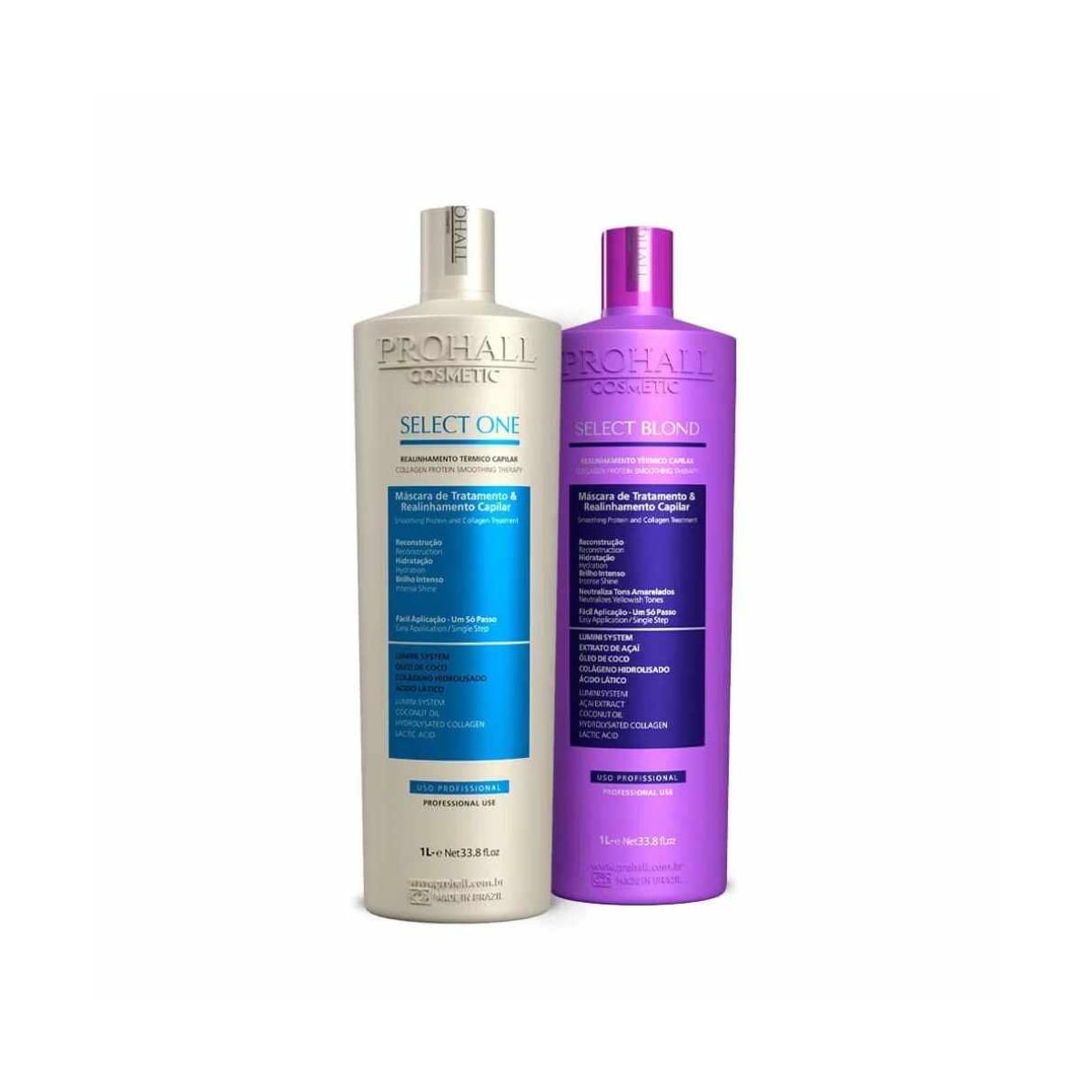 Kit Prohall Select One + Select Blond 2 x 1 Litro