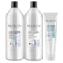 Kit Redken Acidic Bonding Concentrate Shampoo + Condicionador 1 Litro + Concentrate Leave-in 150 ml
