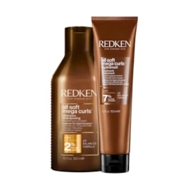 Kit Redken All Soft Mega Curls Shampoo 300 ml e Leave-In 150 ml