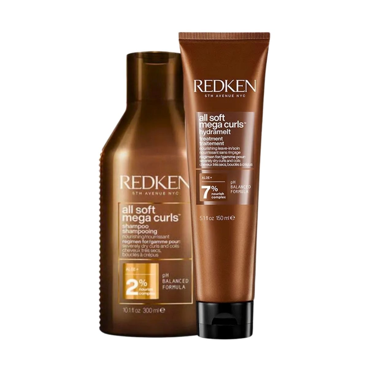 Kit Redken All Soft Mega Curls Shampoo 300 ml e Leave-In 150 ml Kit Redken All Soft Mega Curls Shampoo 300 ml e Leave-In 150 ml