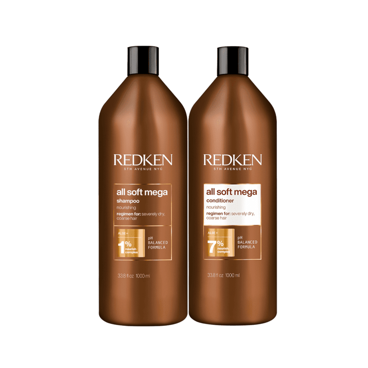 Kit Redken All Soft Mega Shampoo + Condicionador 1 Litro Kit Redken All Soft Mega Shampoo + Condicionador 1 Litro
