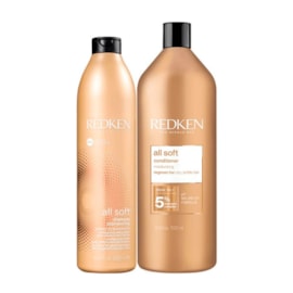 Kit Redken All Soft Shampoo 500 ml + Condicionador 1 Litro
