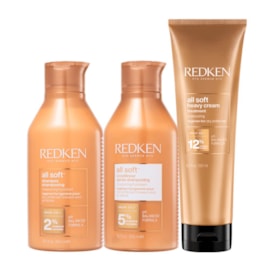 Kit Redken All Soft Shampoo + Condicionador 300 ml + Máscara 250 ml