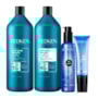 Kit Redken Extreme Length Salon Shampoo + Condicionador 1 Litro + Reconstrutor Primer 150 ml + Sealer 150 ml