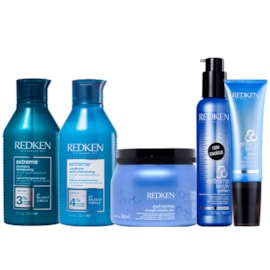 Kit Redken Extreme Shampoo 300 ml + Condicionador 250 ml + Reconstrutor Primer 150 ml + Máscara 500 ml + Leave in 50 ml