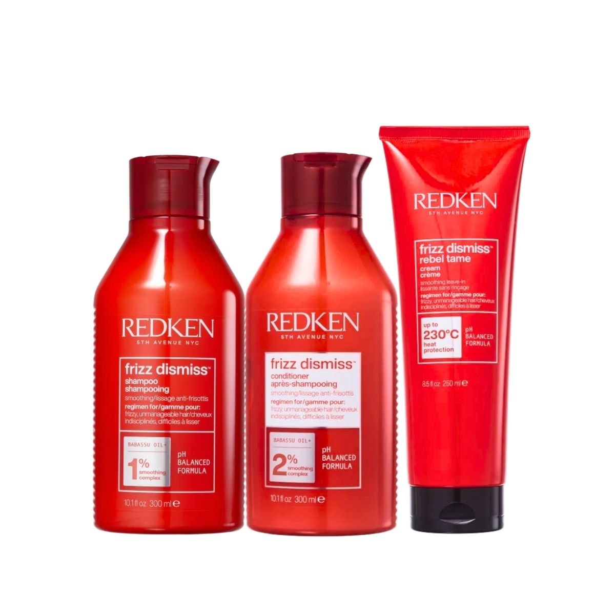 Kit Redken Frizz Dismiss Anti-Frizz (3 Produtos)