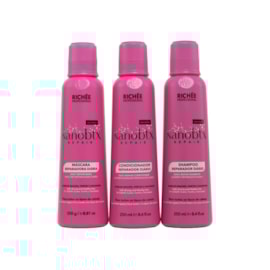 Kit Richée Nano Btx Repair Shampoo + Condicionador + Máscara (3x250 ml)