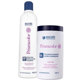 Kit Richée Prismcolor Pó Descolorante 500 g + OX 20 Volumes