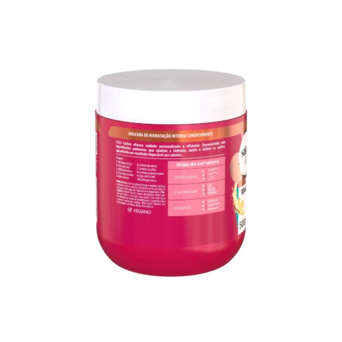 Kit Salon Line S.O.S Cachos 10 em 1 2 Máscara para Cabelo Cacheado 500 g
