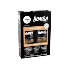Kit Salon Line SOS Bomba Força Shampoo 200 ml e Condicionador 200 ml