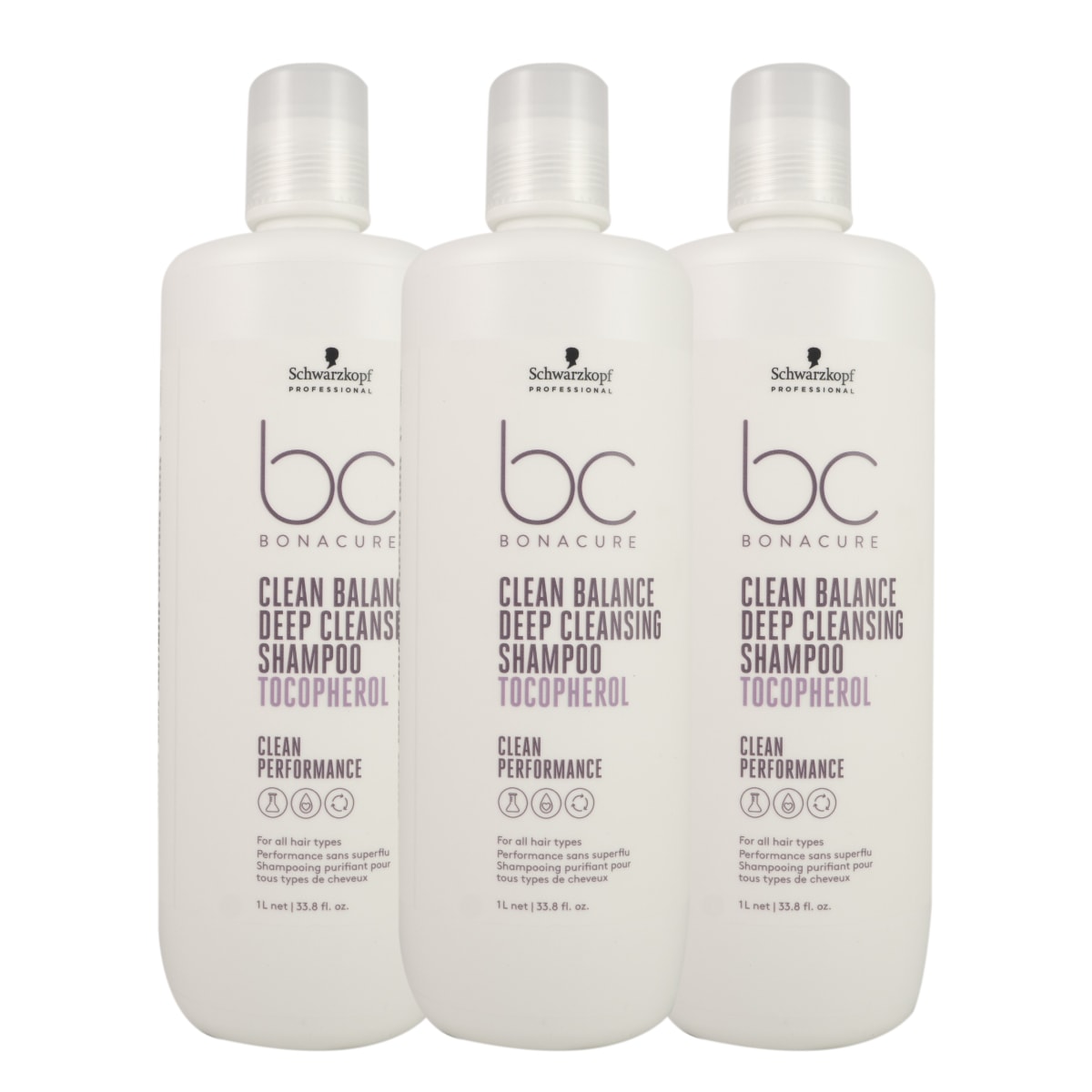 Kit Schwarzkopf Clean Balance 3 Shampoo 1 Litro