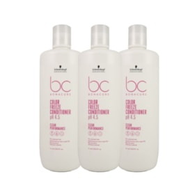 Kit Schwarzkopf Color Freeze pH 4.5 3 Condicionador 1 Litro