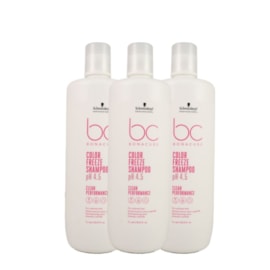 Kit Schwarzkopf Color Freeze pH 4.5 3 Shampoo 1 Litro