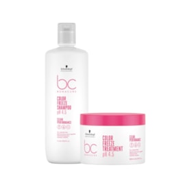 Kit Schwarzkopf Color Freeze pH 4.5 Shampoo 1 Litro e Máscara 500 ml