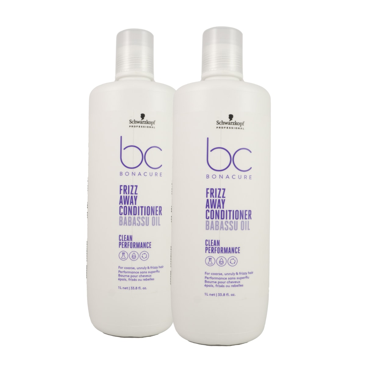Kit Schwarzkopf Frizz Away 2 Condicionador 1 Litro