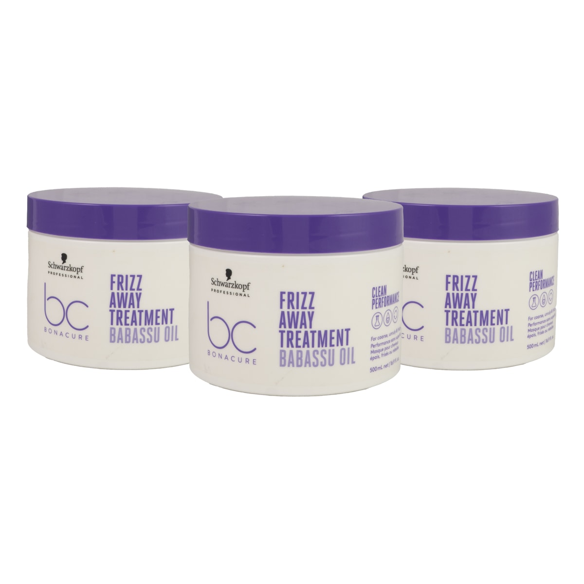 Kit Schwarzkopf Frizz Away 3 Máscara 500 ml Kit Schwarzkopf Frizz Away 3 Máscara 500 ml