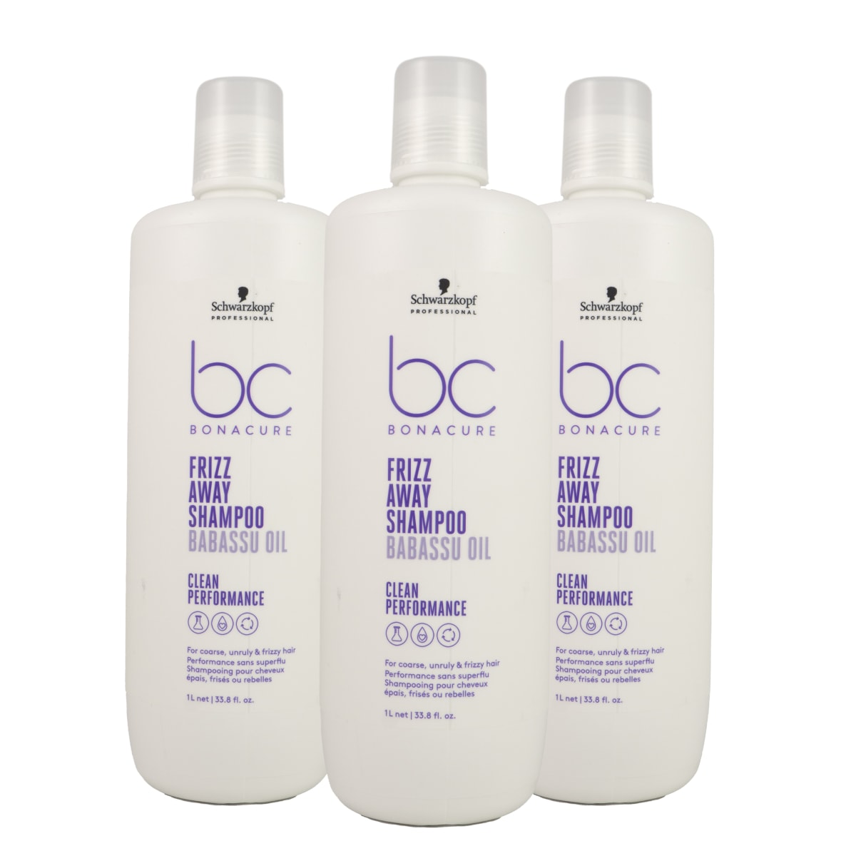 Kit Schwarzkopf Frizz Away 3 Shampoo 1 Litro Kit Schwarzkopf Frizz Away 3 Shampoo 1 Litro