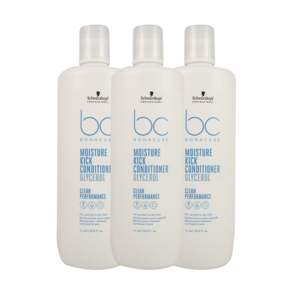 Kit Schwarzkopf Moisture Kick 3 Condicionador 1 Litro Kit Schwarzkopf Moisture Kick 3 Condicionador 1 Litro