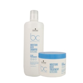 Kit Schwarzkopf Moisture Kick Shampoo 1 Litro e Máscara 500 ml
