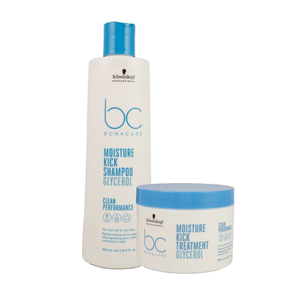 Kit Schwarzkopf Moisture Kick Shampoo e Máscara 500 ml Kit Schwarzkopf Moisture Kick Shampoo e Máscara 500 ml