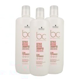 Kit Schwarzkopf Repair Rescue 3 Shampoo 1 Litro