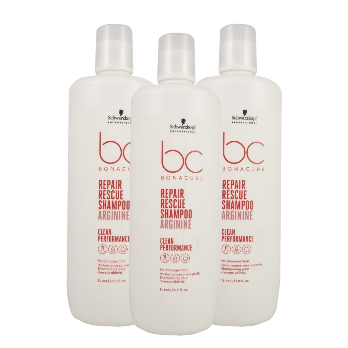 Kit Schwarzkopf Repair Rescue 3 Shampoo 1 Litro Kit Schwarzkopf Repair Rescue 3 Shampoo 1 Litro