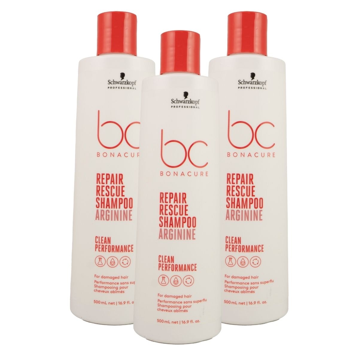 Kit Schwarzkopf Repair Rescue 3 Shampoo 500 ml Kit Schwarzkopf Repair Rescue 3 Shampoo 500 ml