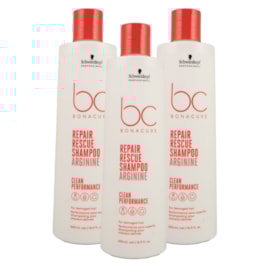 Kit Schwarzkopf Repair Rescue 3 Shampoo 500 ml