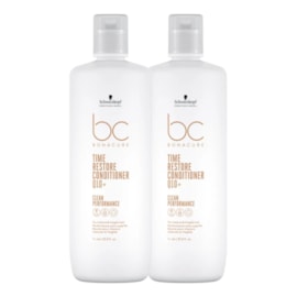 Kit Schwarzkopf Time Restore Q10+ 2 Condicionador 1 Litro