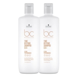 Kit Schwarzkopf Time Restore Q10+ 2 Shampoo 1 Litro