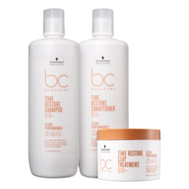 Kit Schwarzkopf Time Restore Q10+ (3 Produtos)