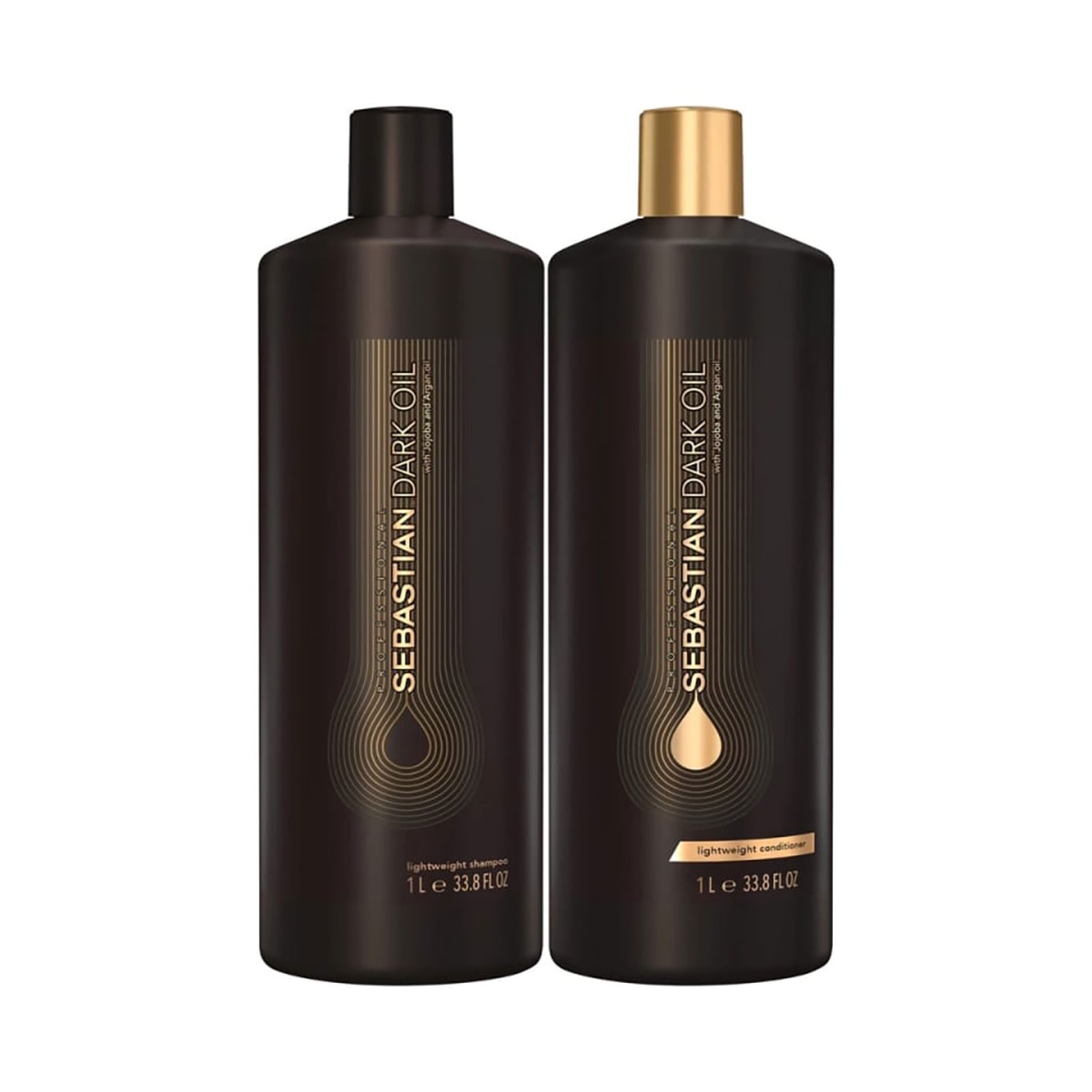 Kit Sebastian Dark Oil Shampoo + Condicionador 1 Litro Kit Sebastian Dark Oil Shampoo + Condicionador 1 Litro