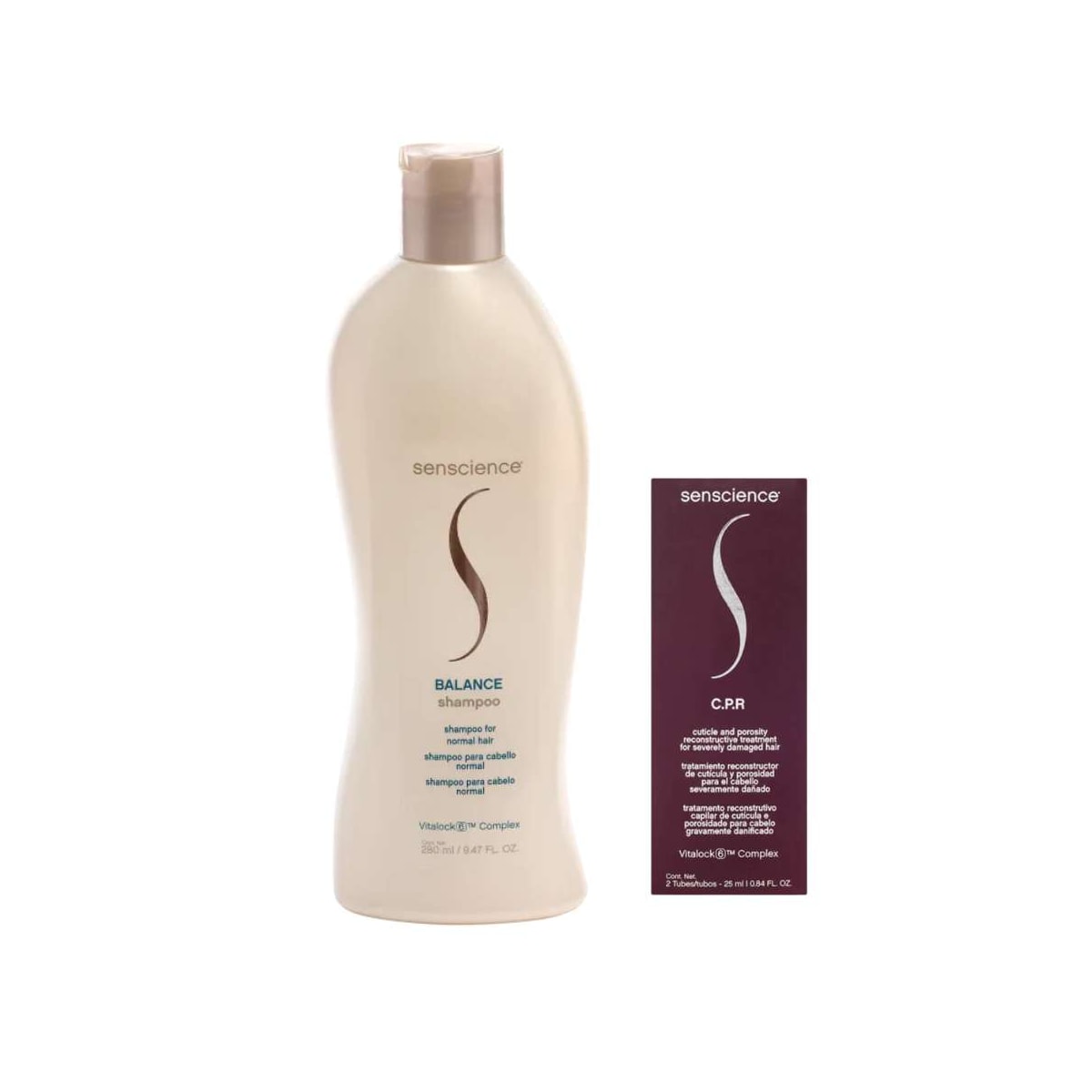 Kit Senscience Balance Shampoo 280 ml + C.P.R 25 ml