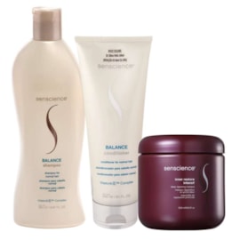 Kit Senscience Balance Shampoo 280 ml + Condicionador 240 ml + Inner Restore Intensif 500 ml