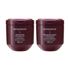 KIt Senscience Inner Restore 2 Máscara De Hidratação 500 ml