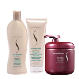 Kit Senscience Silk Moisture Shampoo 280 ml + Condicionador 240 ml + Inner Hidratação 500 ml