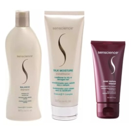 Kit Senscience Silk Moisture Shampoo 280 ml + Condicionador 240 ml + Inner Intensif 50 ml