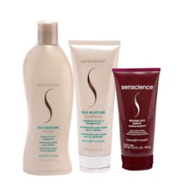 Kit Senscience Silk Moisture Shampoo 280 ml + Condicionador 240 ml + Moisture Lock 150 ml