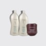 Kit Senscience Silk Moisture Shampoo + Condicionador 1 Litro + Inner Hidratação 500 ml