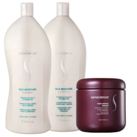 Kit Senscience Silk Moisture Shampoo + Condicionador 1 Litro + Inner Restore Intensif 500 ml