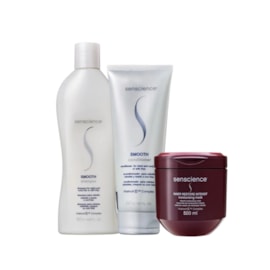 Kit Senscience Smooth Shampoo 280 ml + Condicionador 240 ml + Inner Intensif 500 ml