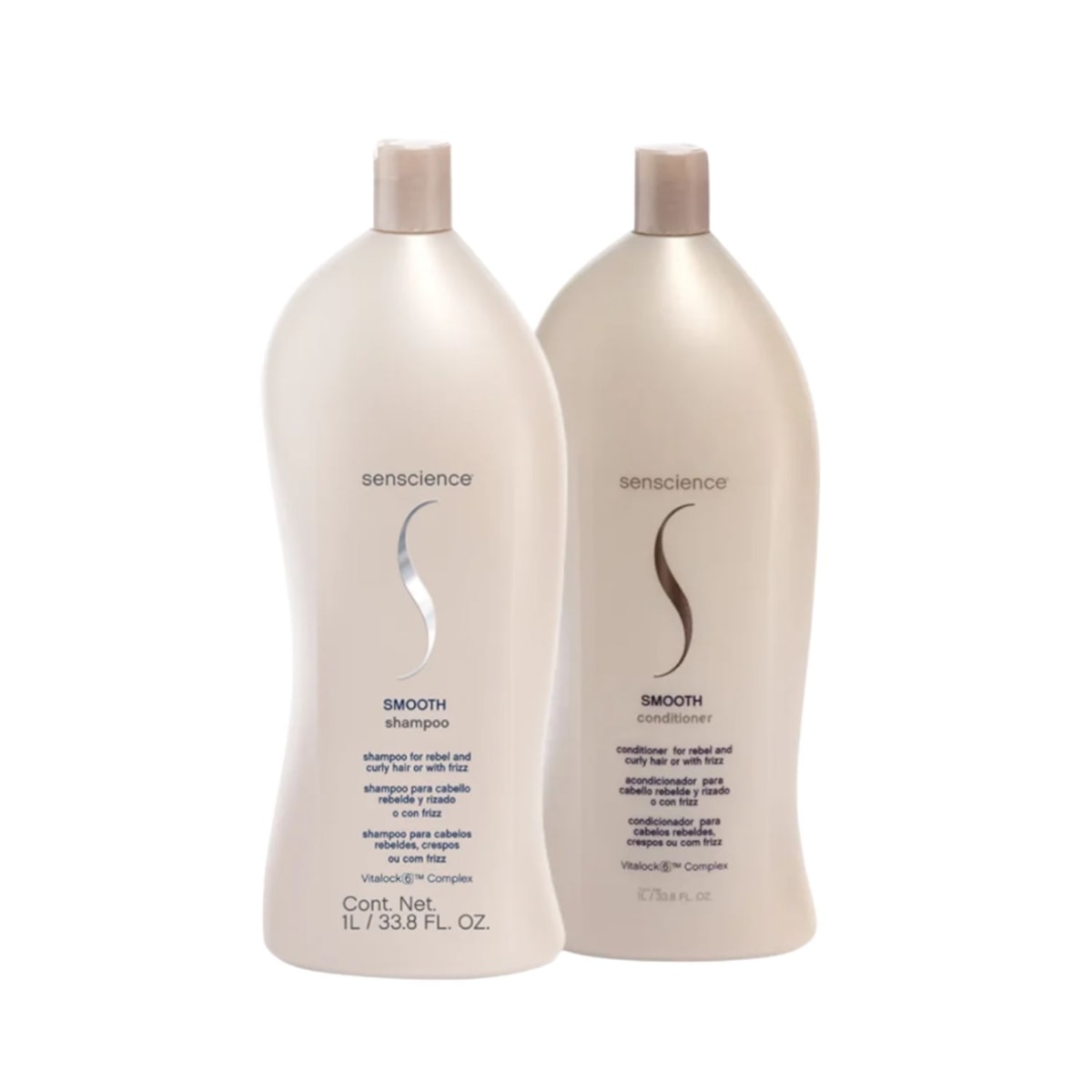 Kit Senscience Smooth Shampoo + Condicionador 1 Litro