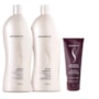 Kit Senscience Smooth Shampoo + Condicionador 1 Litro + Inner Restore 200 ml