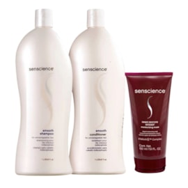 Kit Senscience Smooth Shampoo + Condicionador 1 Litro + Inner Restore Intensif 150 ml