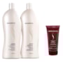 Kit Senscience Smooth Shampoo + Condicionador 1 Litro + Moisture Lock 150 ml