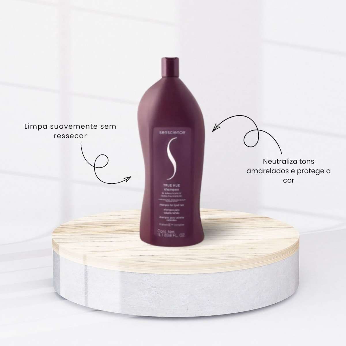 Kit Senscience True Hue Shampoo + Condicionador 1 Litro + Máscara Inner Hidratação 500 ml Kit Senscience True Hue Shampoo + Condicionador 1 Litro + Máscara Inner Hidratação 500 ml