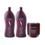 Kit Senscience True Hue Shampoo + Condicionador 1 Litro + Máscara Inner Intensif 500 ml