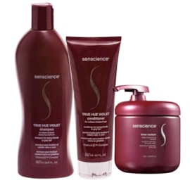 Kit Senscience True Hue Violet Shampoo 280 ml + Condicionador 240 ml + Inner Hidratação 500 ml