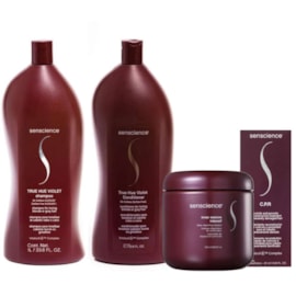 Kit Senscience True Hue Violet Shampoo + Condicionador 1 Litro + Inner Restore Intensif 500 ml + C.P.R 25 ml