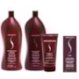 Kit Senscience True Hue Violet Shampoo + Condicionador 1 Litro + Moisture Lock + C.P.R 25 ml